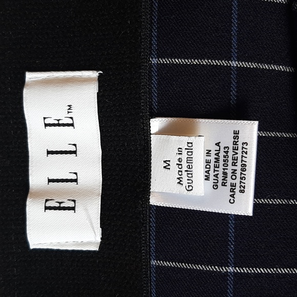 Navy&white windowpane skirt - Picture 4 of 8